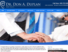 Tablet Screenshot of drduplan.com